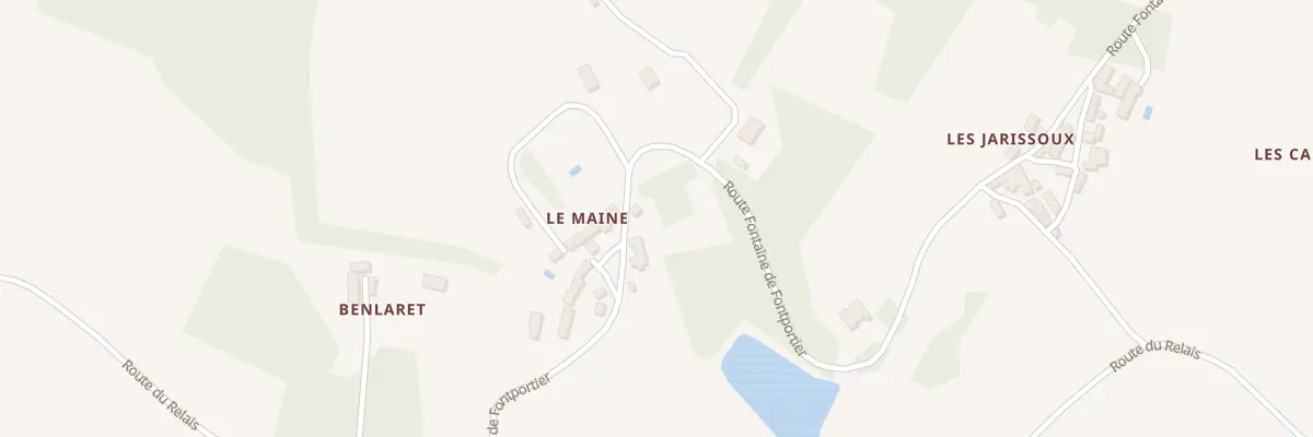 Plan du 326 Rte Fontaine de Fontportier à Ajat