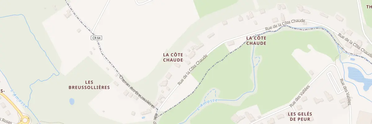 Plan du 13 La Cote Chaude à Amboise