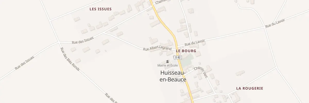Plan du 69 Le Bourg à Huisseau-en-Beauce