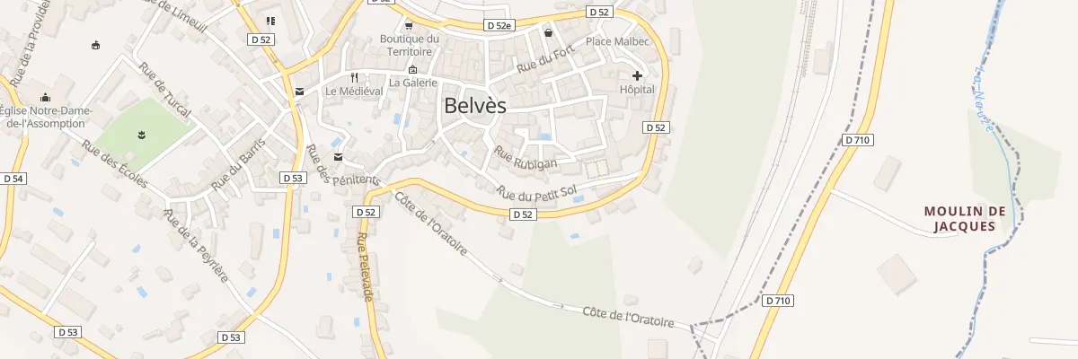 Plan du 12 Rue Rubigan à Pays de Belvès
