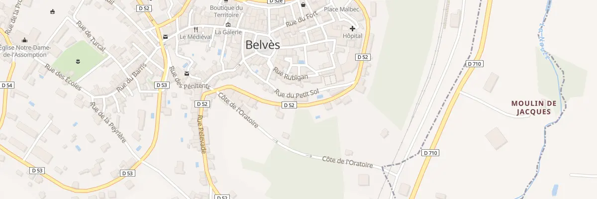 Plan du 20 Rue de l’Oiseau Qui Chante à Pays de Belvès
