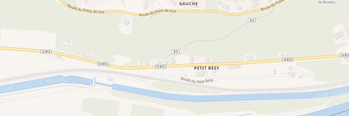 Plan du 3936 Rte des deux Mers à Boudou