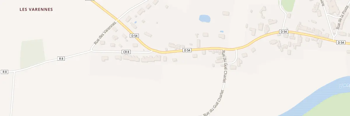 Plan du 29 Rue des Varennes à Concremiers