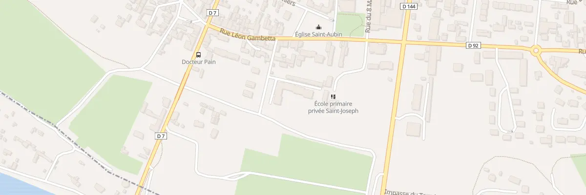 Plan du 15 Rue Léon Gambetta à Saint-Aubin-lès-Elbeuf
