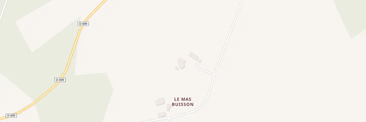 Plan du 1 Le Mas Buisson à Gorre