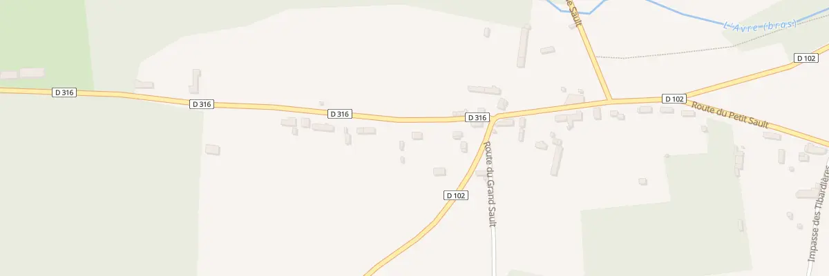 Plan du 200 Rue du Charron à Montigny-sur-Avre