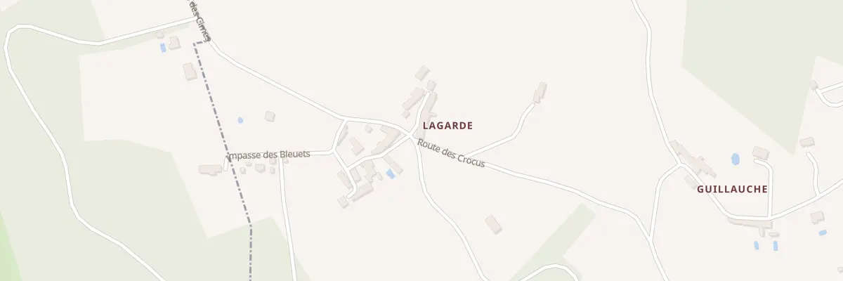 Plan du 106A Lagarde à Sainte-Eulalie-d’Ans