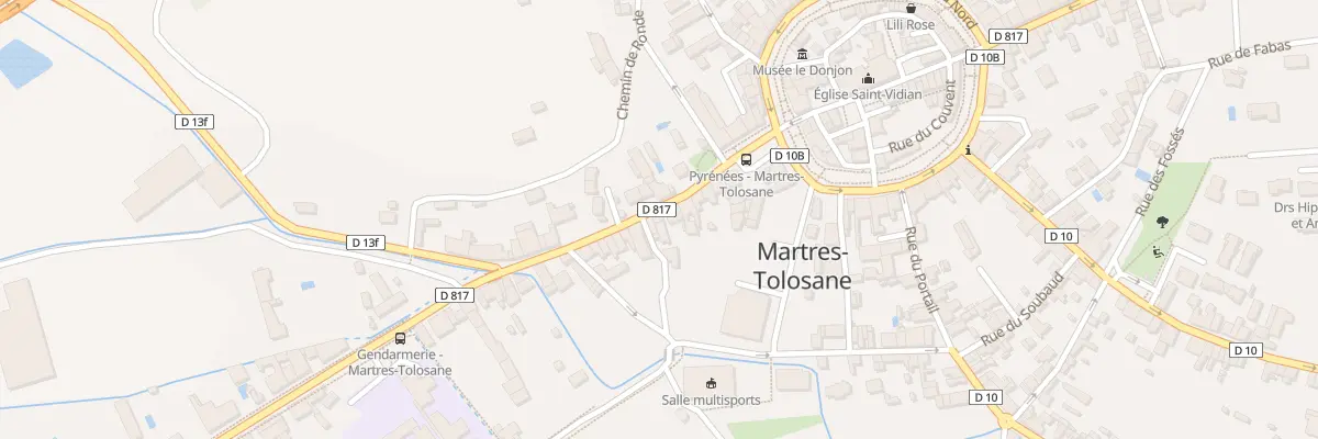 Plan du 13 Av des Pyrénées à Martres-Tolosane