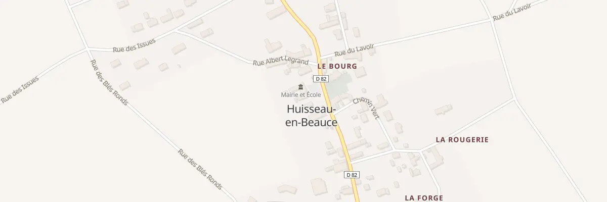 Plan du 6 Av de la Haute Voie à Huisseau-en-Beauce