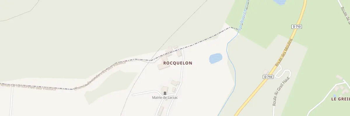 Plan du 2 Le Bourg à Larzac