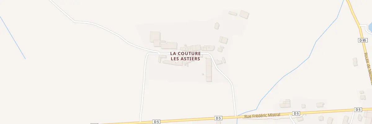 Plan du 13 La Couture les Astiers à Blond