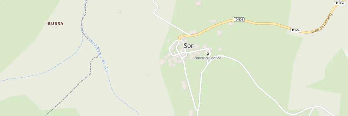 Plan du 4 Village de Sor à Sor