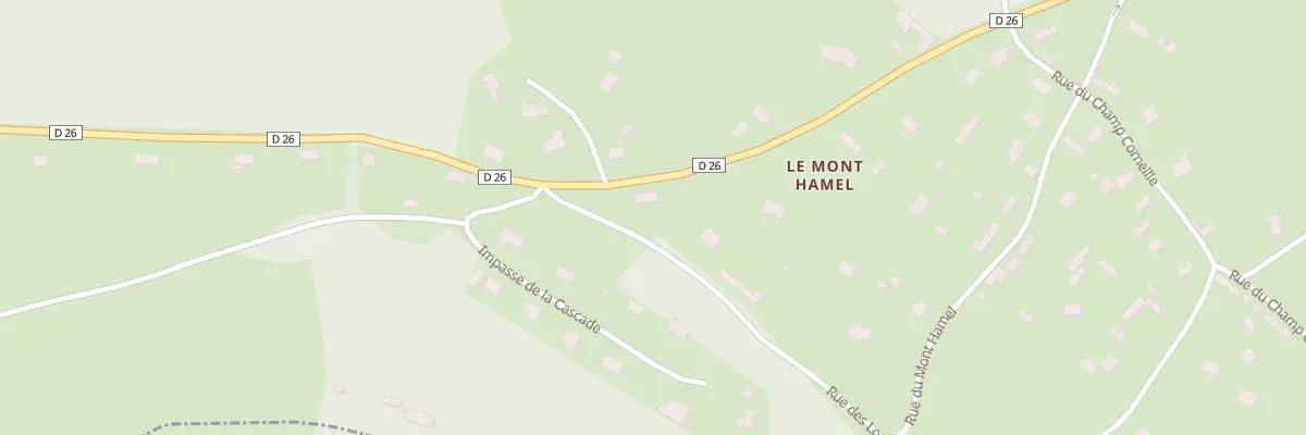 Plan du 709 Rue St Martin La Corneille à Saint-Cyr-la-Campagne