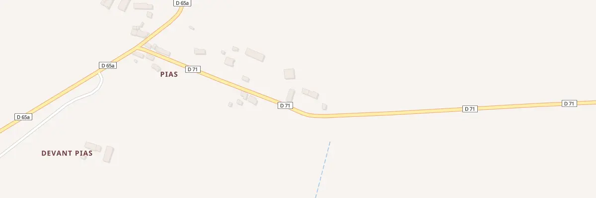 Plan de Pias à Villeporcher