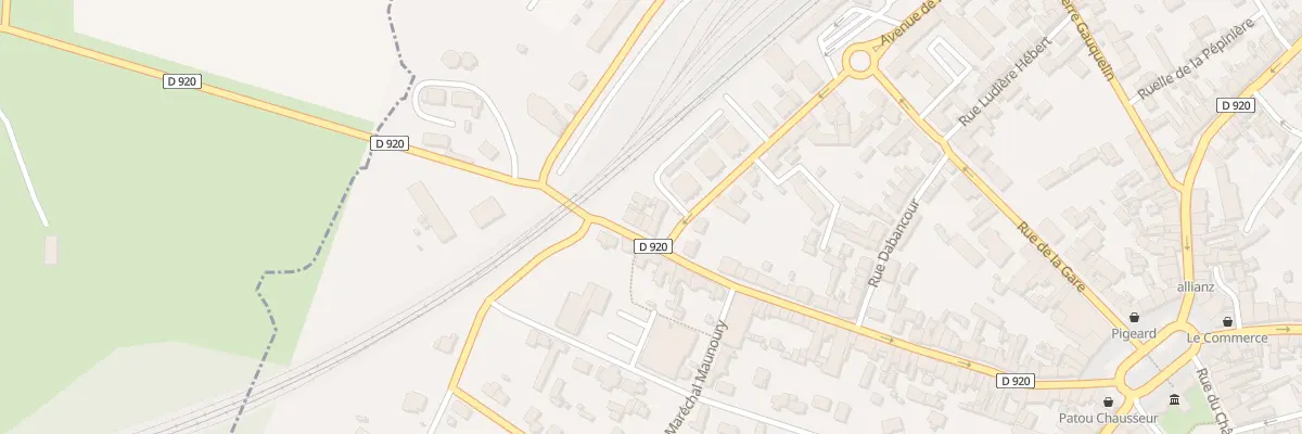 Plan du 50 Rue du Gros Chene à La Loupe