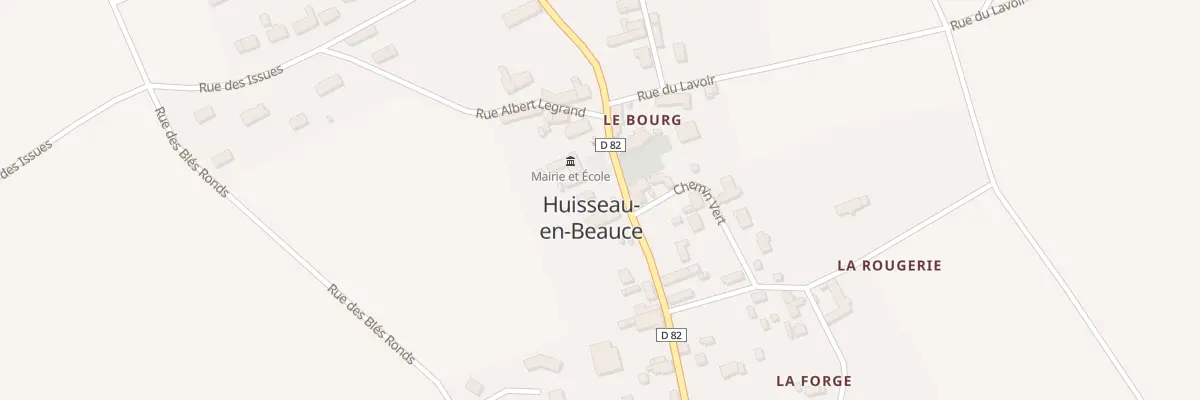 Plan du 8 Av de la Haute Voie à Huisseau-en-Beauce