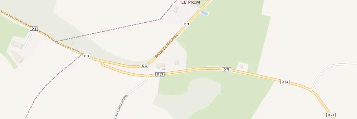 Plan du 1013 Les Aurèzes à Sajas