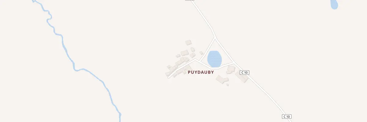 Plan du 5 Puydauby à Oradour-Saint-Genest