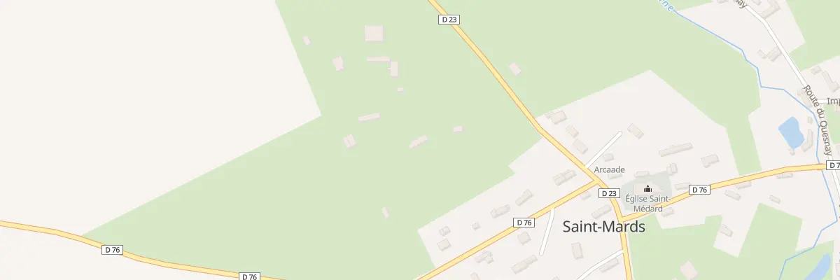 Plan du 5007 Village de Saint Mards à Saint-Mards