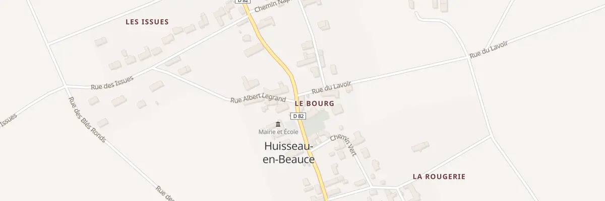 Plan du 2 Rue du Lavoir à Huisseau-en-Beauce