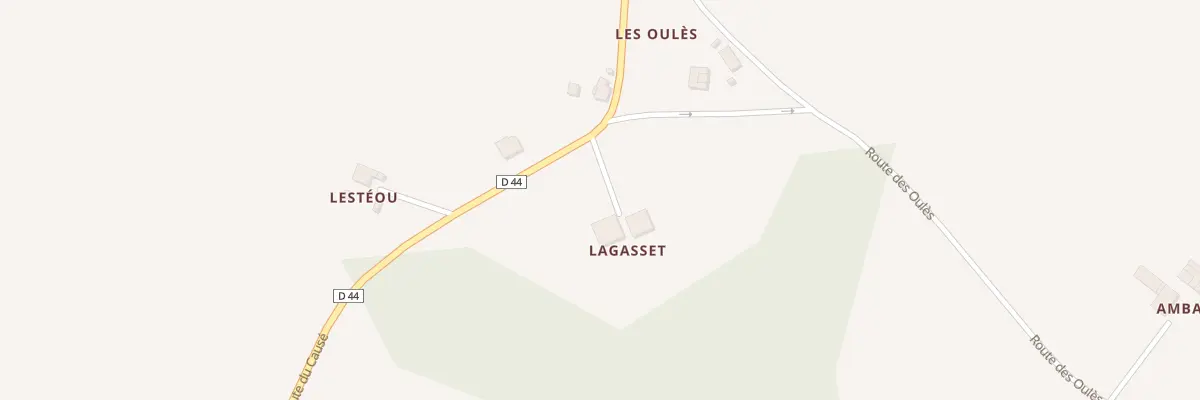 Plan du 5038 Lagasset à Gariès