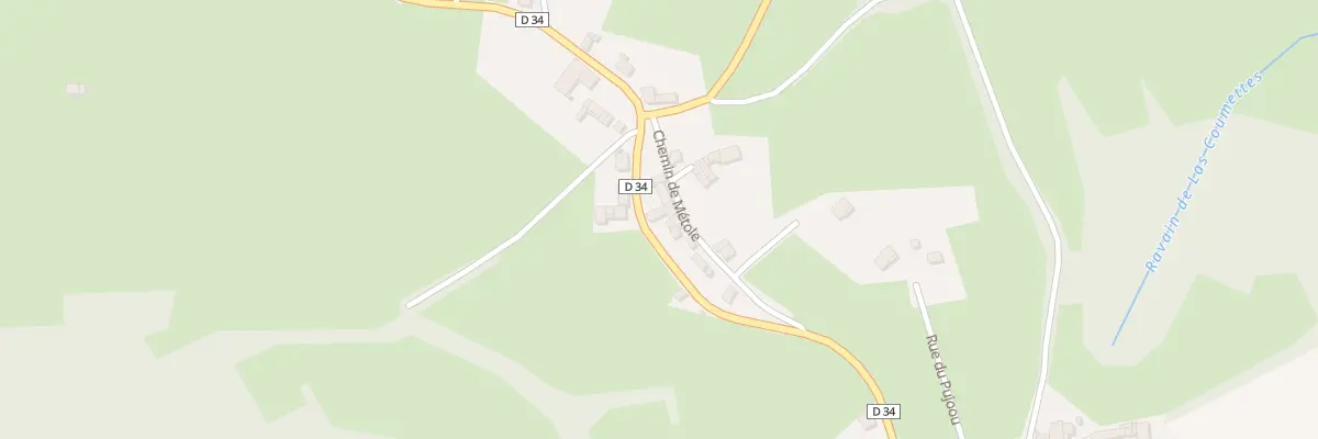 Plan du 151 Metole à Betchat
