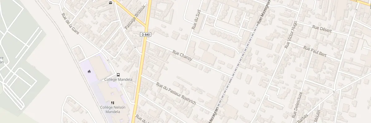 Plan du 9 Rue Chanzy à Elbeuf