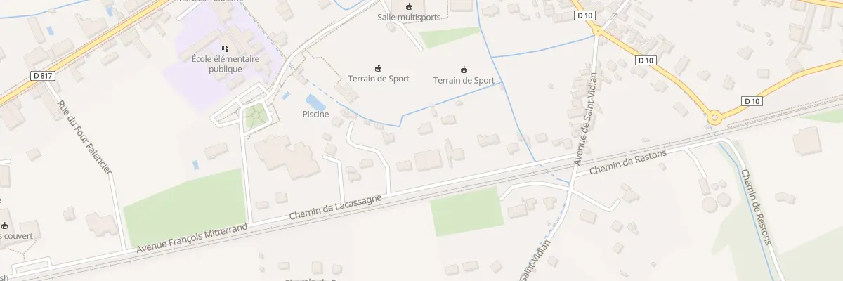 Plan du 14 Che Lacassagne à Martres-Tolosane