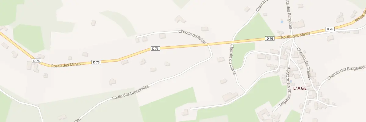 Plan du 112 Rte des Brouchilles à Saint-Germain-des-Prés