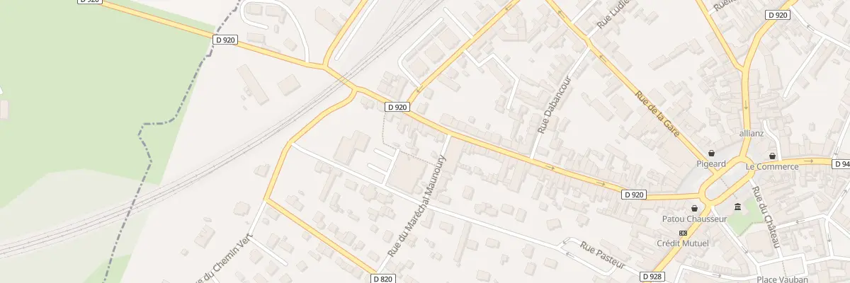 Plan du 69 Rue du Gros Chêne à La Loupe