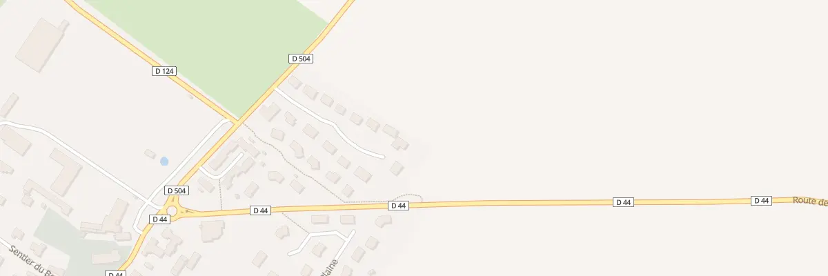 Plan de Rte de Sierville à Fresquiennes