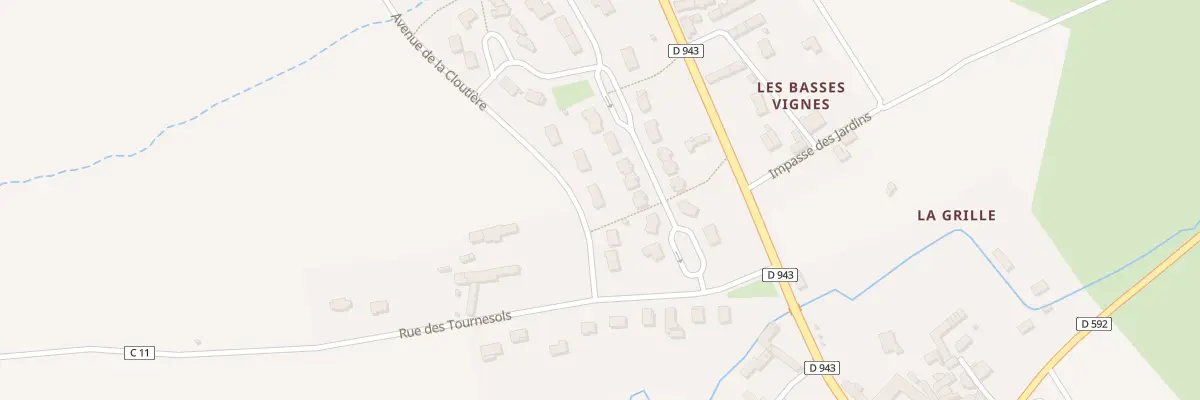 Plan du 6 Av de la Cloutière à Perrusson