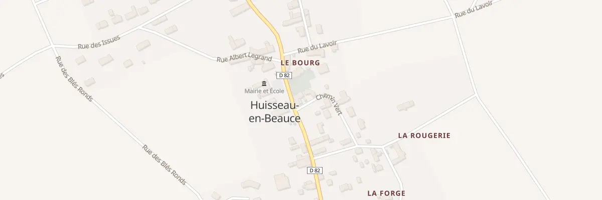Plan du 3 Av de la Haute Voie à Huisseau-en-Beauce