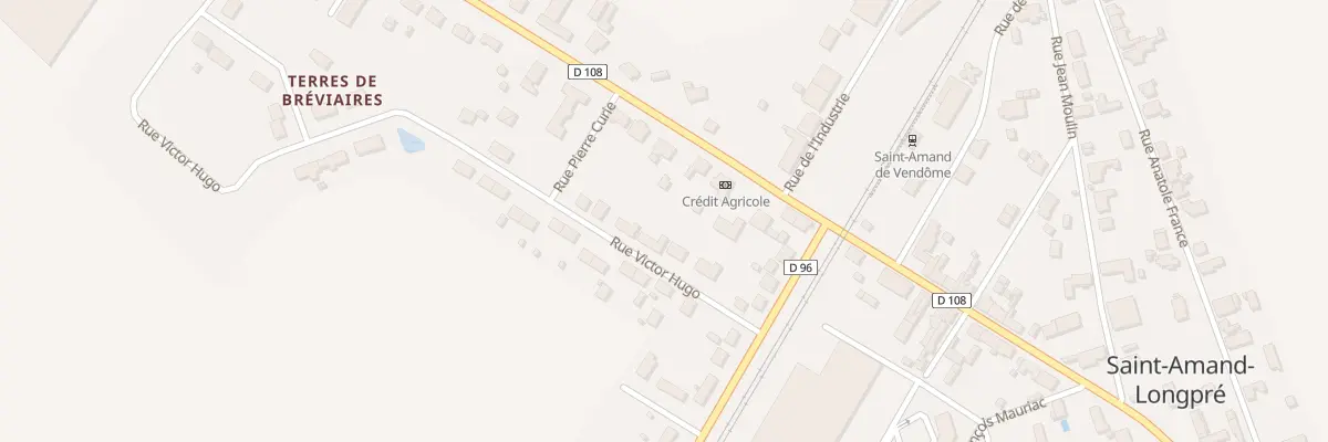 Plan du 9 Rue Victor Hugo à Saint-Amand-Longpré