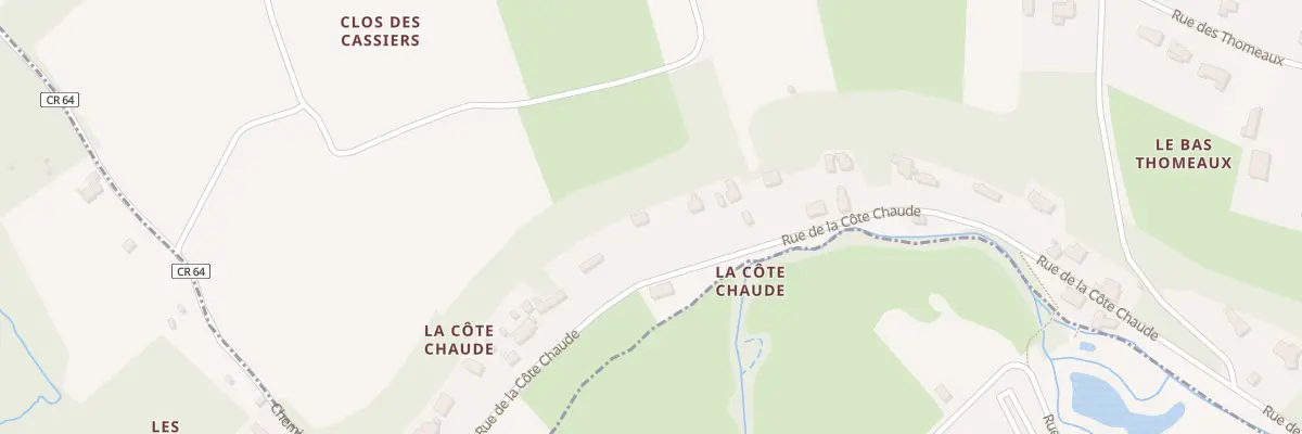 Plan du 39 Rue de la Cote Chaude à Saint-Règle