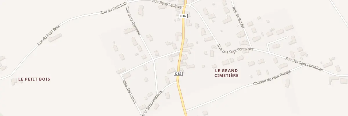 Plan du 32 Av de la Haute Voie à Huisseau-en-Beauce