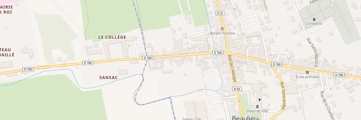 Plan du 22 Rue Brûlée à Beaulieu-lès-Loches