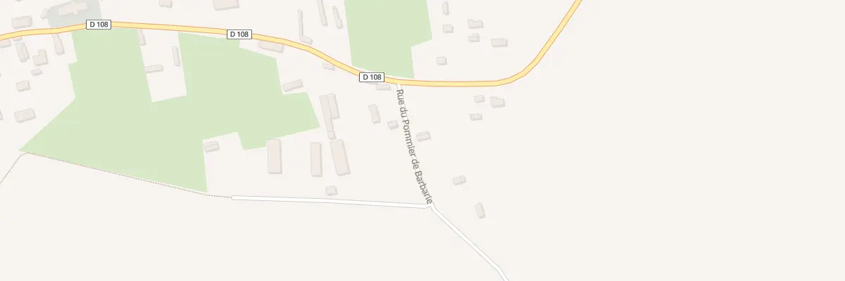 Plan du 2 Rte du Pommier de Barbarie à Criquebeuf-la-Campagne