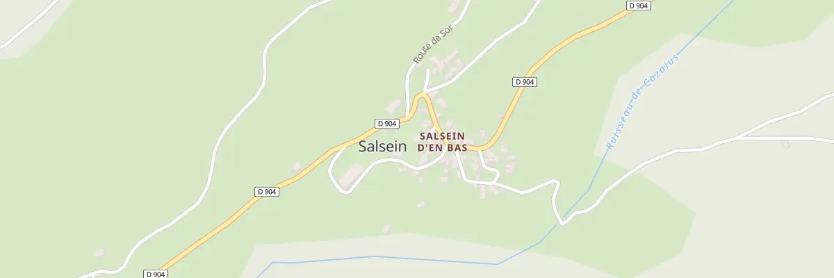 Plan du 12 Salsein d’En Bas à Salsein