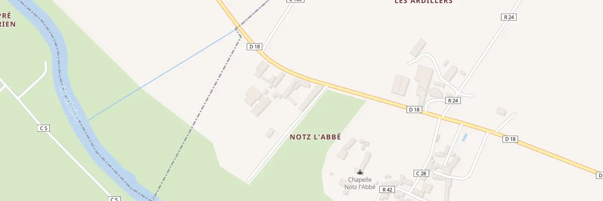 Plan du 39 Notz l’Abbe à Martizay