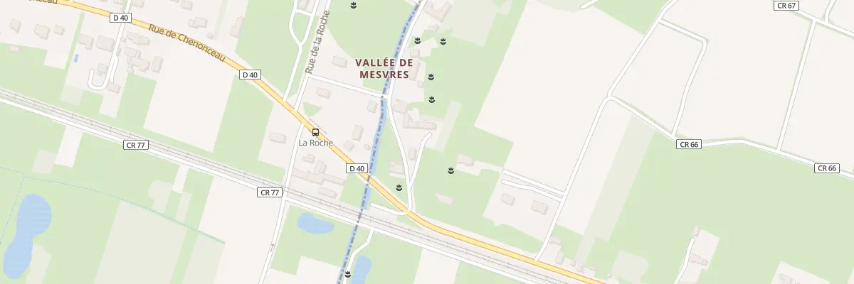 Plan du 2 Rue de la Vallée de Mesvres à Civray-de-Touraine
