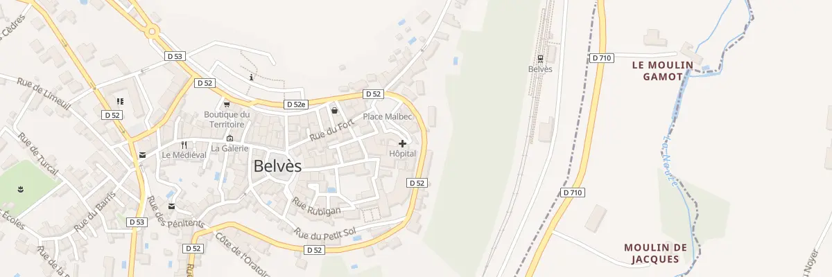 Plan du 8 Rue de l’Oiseau Qui Chante à Pays de Belvès