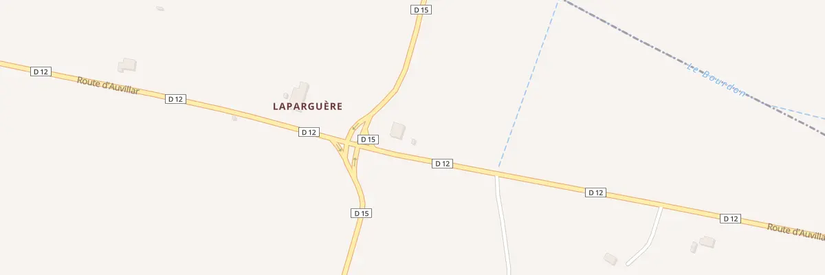 Plan du 2360 Rte d’Auvillar à Caumont