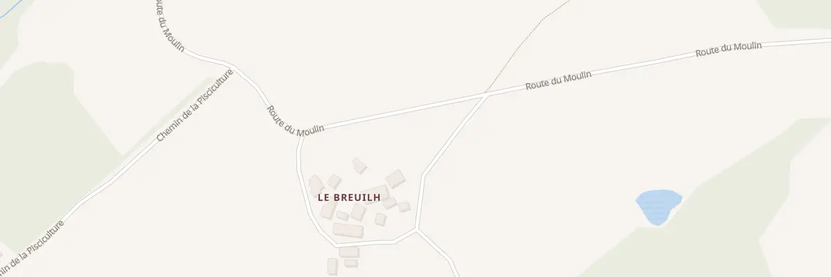 Plan du 5000 Le Breuilh à Saint-Pierre-de-Frugie