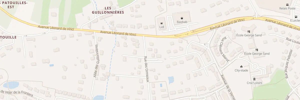 Plan du 1B Rue des Ormeaux à Amboise