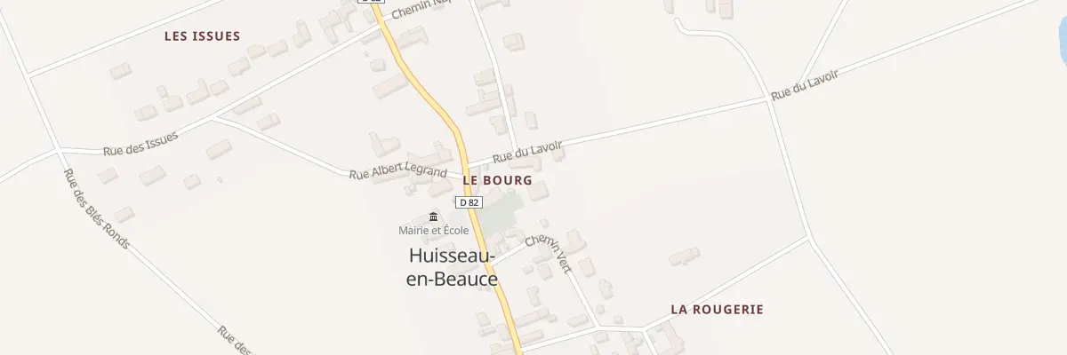 Plan du 4 Rue du Lavoir à Huisseau-en-Beauce