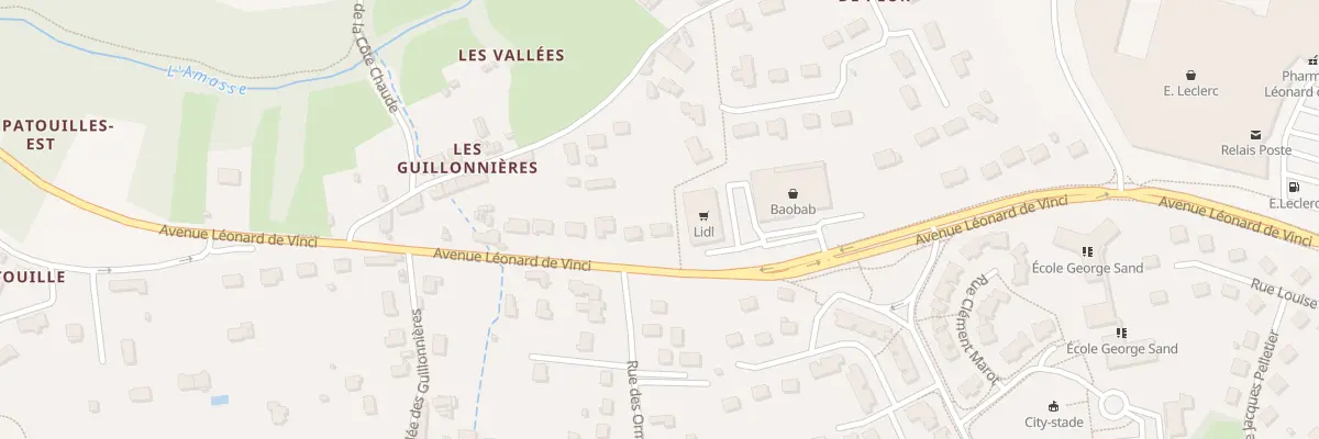 Plan du 145 Av Léonard de Vinci à Amboise
