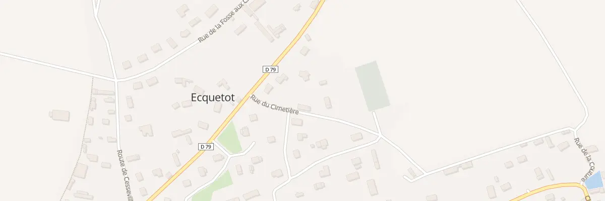 Plan du 1 Rue du Cimetiere à Ecquetot
