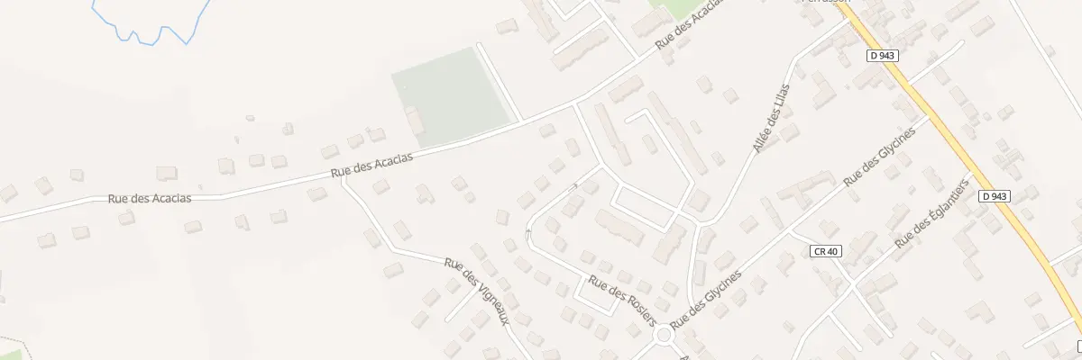 Plan du 6 Rue des Rosiers à Perrusson
