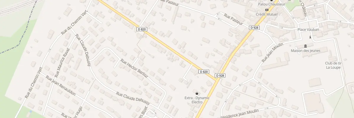 Plan du 3 Rue Bernard Bourlier à La Loupe